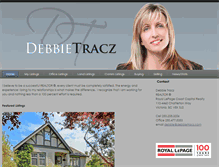 Tablet Screenshot of debbietracz.com